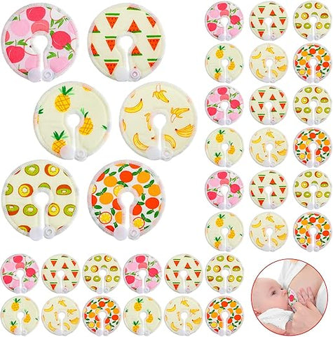 Sosation - 36 Pcs Capas para Botão de G Tube Alimentação Tubo Almofadas de Alimentação de Mama de Algodão Macio Tubo Reutilizável Almofadas para Botão de G Tube Laváveis Suprimentos de Alimentação para Crianças Bebês Amamentação