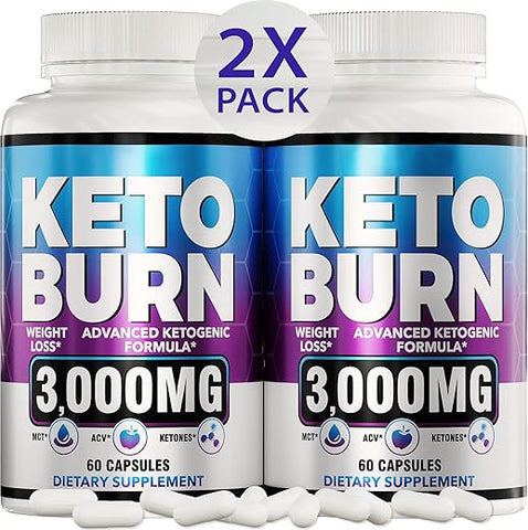 NuttraFaza INC - (2 Pacotes) Pílulas de Dieta Keto – Perda de Peso Avançada – Suplemento Keto para Mulheres e Homens – Vinagre de Maçã – Gomas Gummy Keto ACV – Fabricado nos EUA