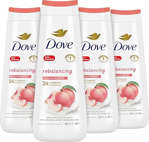 Body Wash Pêssego Branco Reequilibrante – 250ml - Dove