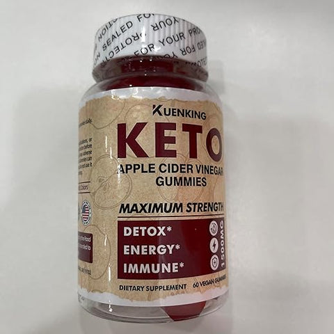 Fubienfit - Keto ACV Gummies Fórmula Avançada, Gomas de Vinagre de Maçã com Romã e Beterraba em Pó B12, 1500MG Vegan Non GMO 56 Gummys