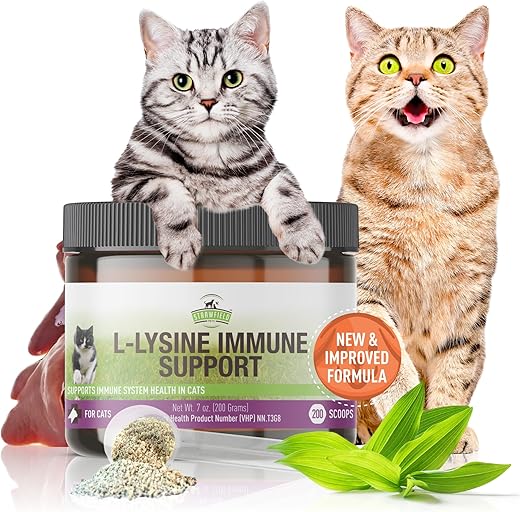 L-Lysine Suporte Imunológico para Gatos – 60g - Strawfield Pets