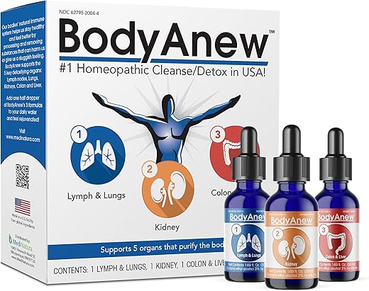 MediNatura - BodyAnew Cleanse Gotas Orais – Limpeza Completa do Corpo | 100% Natural | Detox | 30ml