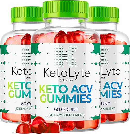 LIVORKA - KetoLyte Gummies ACV – Fórmula Avançada | 180 Gummies para 3 Meses