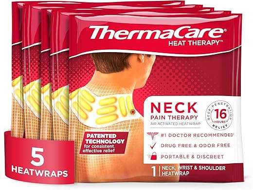 Adesivo Térmico para Pescoço Portátil – Alívio Duradouro – Marca ThermaCare - ThermaCare