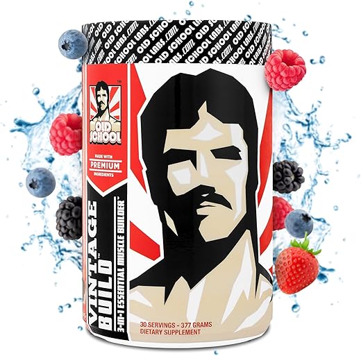 Old School Labs - Vintage Build – Recuperação Pós-Treino para Maximizar Resultados | 100% Natural | 30g de Proteína por Porção