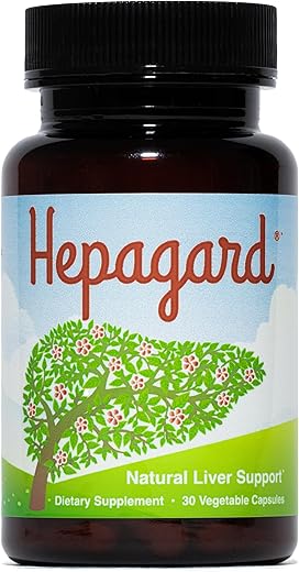 Hepagard - Suplemento Natural para Suporte Hepático em Cápsulas com N-Acetil Cisteína (NAC) – Livre de Transgênicos, Sem Glúten