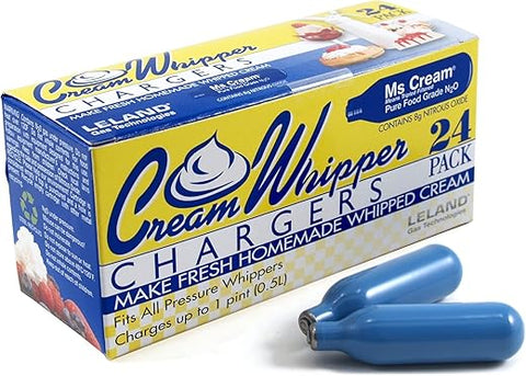 8g N2o Óxido Nitroso Creme Whippers – 120 Unidades - Leland