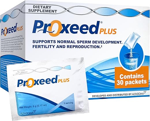 Plus | Suplemento Masculino para Fertilidade | Aumenta Contagem e Concentração de Espermatozoides - Proxeed