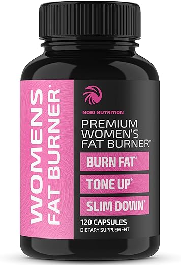 Nobi Nutrition - Queimadores de Gordura para Mulheres | Comprimidos para Perda de Peso na Barriga | Cetonas de Framboesa | Supressor de Apetite : Fat Burners For Women