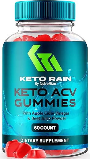 NutraRize - KetoRain ACV Gummies – Oficial, Natural e Delicioso! (60 Gummies)