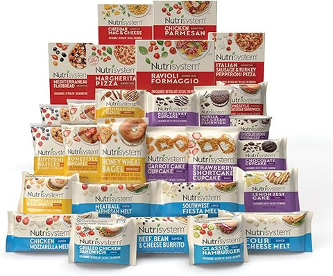 Kit de Perda de Peso Nutrisystem® FROZEN Favoritos dos Membros com 7 Dias e 28 Refeições Deliciosas | Nutrisystem®