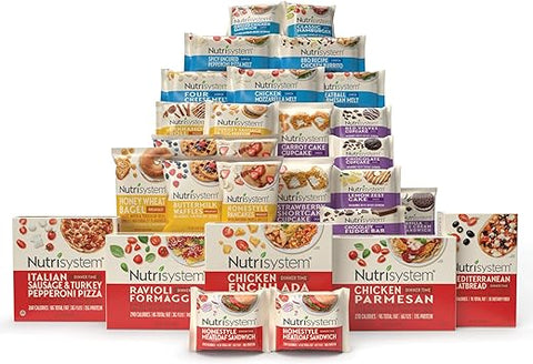Kit de Dieta Nutrisystem® FROZEN Fast Five 7 Dias, Ajuda na Perda de Peso, 28 Refeições Deliciosas