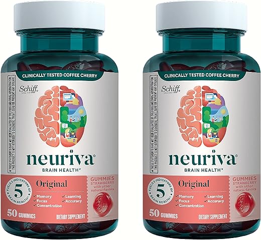 Gummies Originais 50 un (Pacote com 2) – Melhore o Desempenho Cerebral - NEURIVA