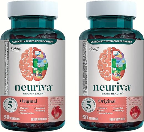 Gummies Originais 50 un (Pacote com 2) – Melhore o Desempenho Cerebral - NEURIVA