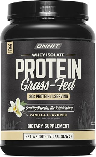 Proteína Isolada de Soro de Leite Grass Fed – Baunilha (30 Porções) - ONNIT