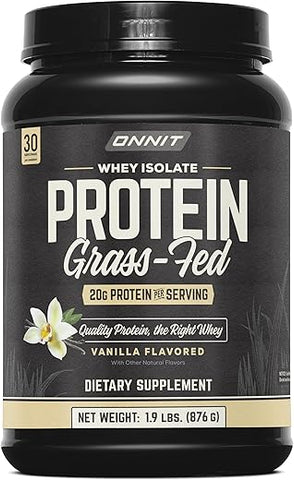 Proteína Isolada de Soro de Leite Grass Fed – Baunilha (30 Porções) - ONNIT