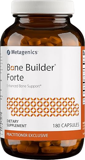 Bone Builder Plus – Suplemento MCHC de Alta Absorção – 2000 UI de Vitamina D – com Cálcio – Marca Metagenics - Metagenics