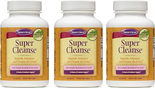 Nature's Secret - Nature’s Secret Super Cleanse Extra Strength Toxin Detox – Limpeza Poderosa de Toxinas com Força Extra da Nature’s Secret