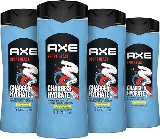 AXE - Axe Body Wash Charge – Limpeza Energizante para o Corpo 250ml