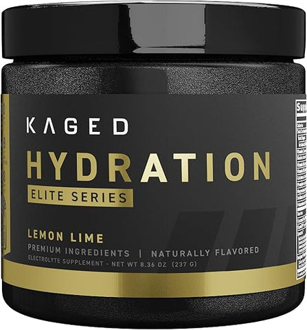 Electrolytes: Hidratação Elite em Pó Premium, Treino Intra e Pós, Limão e Lima, 30 Porções - Kaged