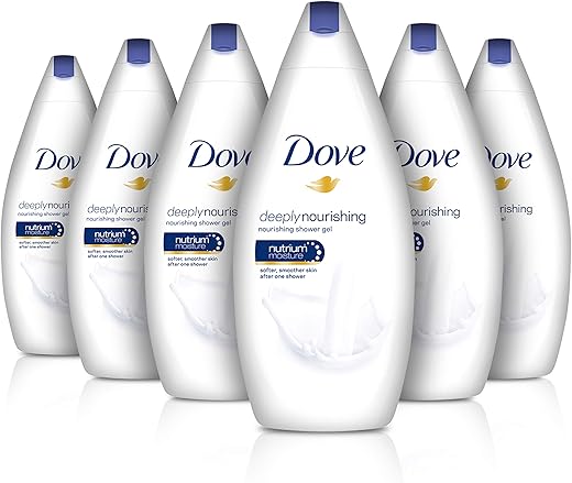 Sabonete Líquido Corporal Nutrição Profunda Hidratação Intensa, 500ml (Pack com 6 unidades) - Dove