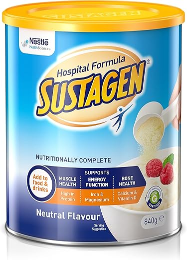 SUSTAGEN - Sustagen Hospital Active 840g Neutro – Energia e Nutrição para sua Saúde