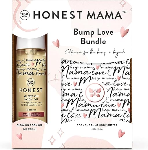 Kit Amor para Barriga de Mamãe | Creme Hidratante de Óleo Vegetal para Estrias - The Honest Company