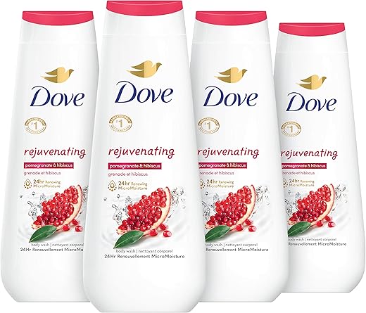 Body Wash Pomegranate Rejuvenating – Hidratante Corporal 250ml - Dove