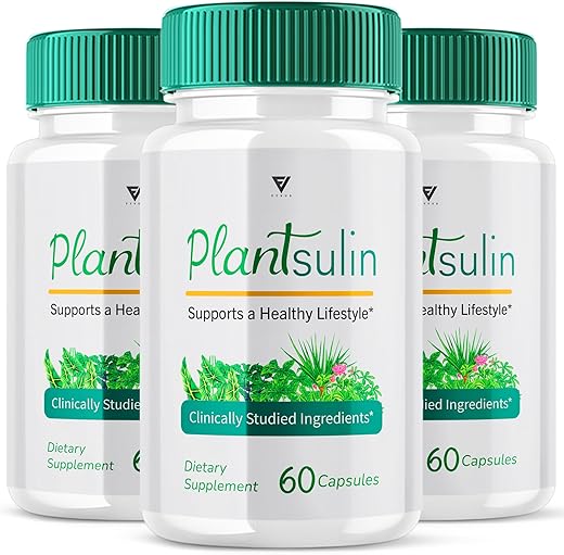 Fyvus - (3 Pacotes) Cápsulas Plantsulin, Fórmula Avançada Plantsulin para Suporte à Saúde do Sangue, Suplemento de Bem-Estar Plantsulin de Força Avançada, Fórmula Máxima de Saúde e Vitaminas para o Bem-Estar