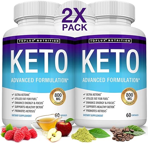 Keto Pills – Dieta de Cetose Natural com Cetonas – Marca Toplux - Toplux