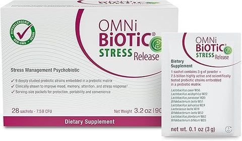 OMNi BiOTiC - Liberação do Estresse – Probiótico Clinicamente Testado para Gerenciamento do Estresse