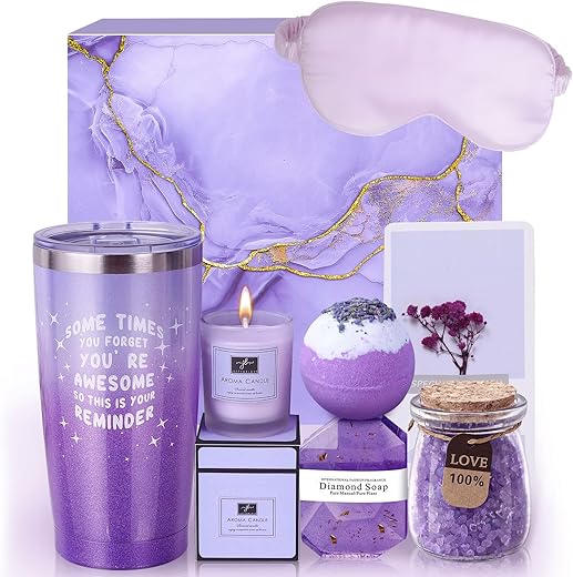 Utildom - Presente de Aniversário para Mulheres – Presentes para Mulheres, Feliz Aniversário, Natal, Dia dos Namorados, Dia das Mães – Presentes Únicos para Mulheres Mãe Esposa Namorada Irmã Amigas – Presentes de Spa para Mulheres