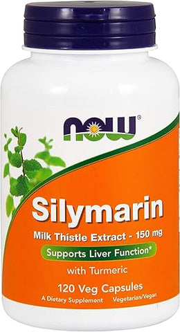 NOW Foods - Now Foods Silymarin 150mg, 120 VCaps (Pack of 2) – Silymarin 150mg, 120 Cápsulas Vegetais (Pacote com 2) | Now Foods