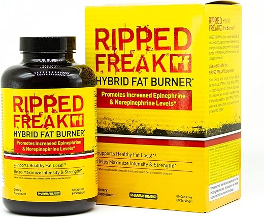 Ripped Freak 60ct – Queimador Híbrido de Gordura – EUA – 60 cápsulas - Pharmafreak