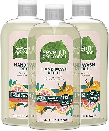 Recarga de Sabonete Líquido Seventh Generation Mandarina – 500ml