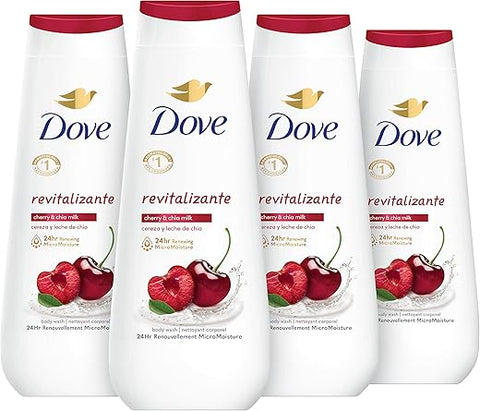 Body Wash Revitalizante Cherry – Hidratante Corporal 250ml - Dove
