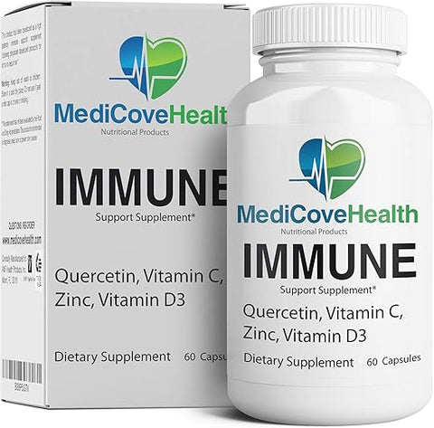 Ivory Caps - Imune Support: Quercetina, Vitamina C, Zinco, Vitamina D3 – Reforço Imunológico – Marca X