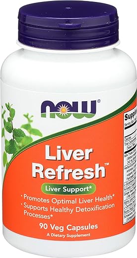 NOW Foods - Liver Refresh 90 Cápsulas (Pacote com 2) – Revitalização do Fígado, Detox e Bem-Estar | Marca: Liver Refresh