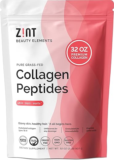 Colágeno Hidrolisado 32oz (907g): Benefícios para a pele e articulações - Zint