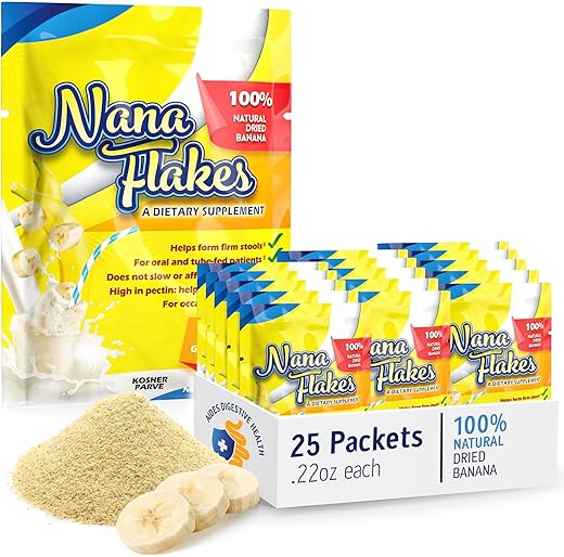 Nutritional Designs - Nana Flakes: Pó Alimentar Médico de Banana Pura 100% – Reduza a Ingestão de Gordura