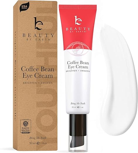 Creme para os Olhos com Cafeína Beauty by Earth para Reduzir Inchaço – 15g