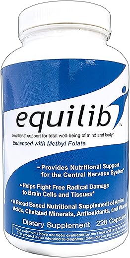 Kaxilu - Equilib Cápsulas Suplemento Natural com Methyl Folate, 228 Unidades