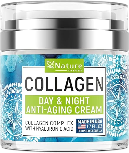 NATURE THEORY - Creme Hidratante Facial Colágeno Retinol com Ácido Hialurônico – Dia : Face Moisturizer