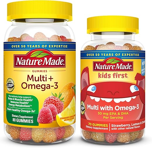Adult – Suplemento Alimentar para Adultos – 60 Cápsulas – Vitaminas e Minerais Essenciais – Saúde e Bem-Estar - Nature Made