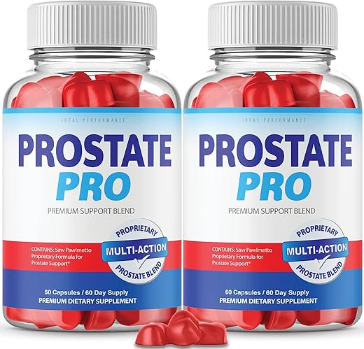 2 Pack) Gummies Premium Suporte Prostático – Fórmula Avançada (120 Gummies) - IDEAL PERFORMANCE