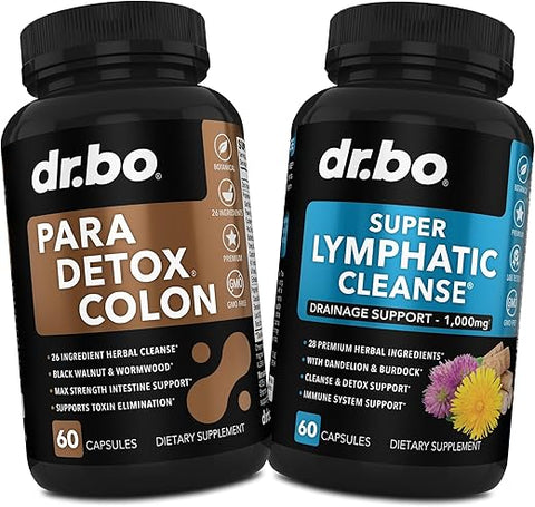 DR. BO - Pílulas de Limpeza Intestinal Detox Corporal – Desintoxique seu corpo com eficácia