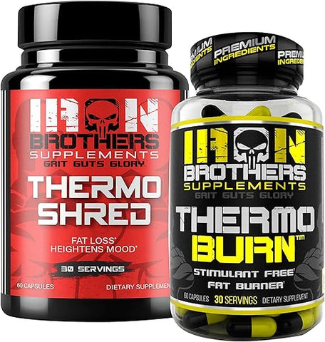 Iron Brothers Supplements - Queimadores de Gordura Termogênicos – Marca: Maximus Burn – 60 cápsulas de 500mg